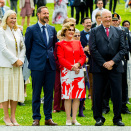 Både Kongeparet og Kronprinsparet deltok. Foto: Vegard Wivestad Grøtt / NTB scanpix